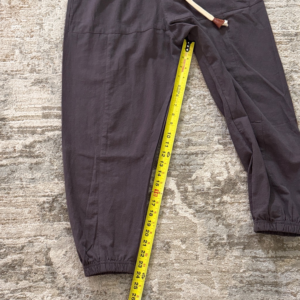 New Kidoriman Kireina Men Xs Slight Crop Cotton Waistband Mid Rise Joggers — image 6 of 8